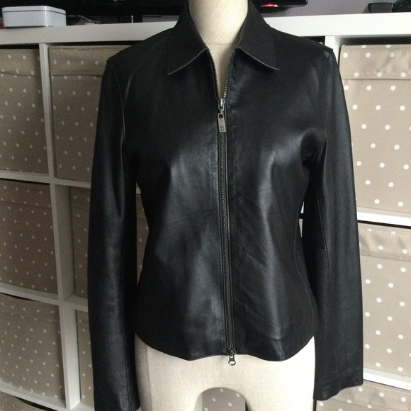 Isaac Mizrahi Jackets & Blazers - ISAAC MIZRAHI 100% genuine leather women jacket size S